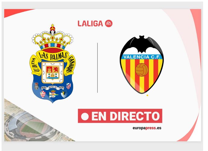 Onces Iniciales confirmados: Las Palmas - Valencia: resumen y estadísticas del partido de la jornada 34 de LaLiga EA Sports