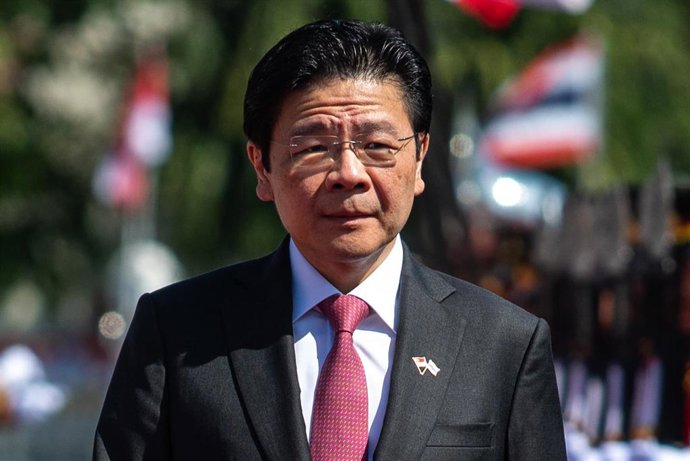 Archivo - El primer ministro de Singapur, Lawrence Wong, que ha conseguido la victoria en las elecciones de la ciudad-estado.