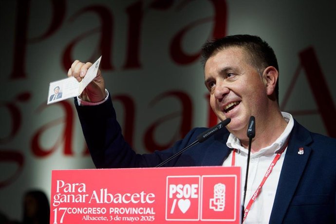 El secretario general del PSOE en Albacete, Santi Cabañero.