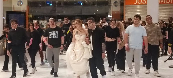 Survival Zombie celebrada en el centro comercial Vallsur