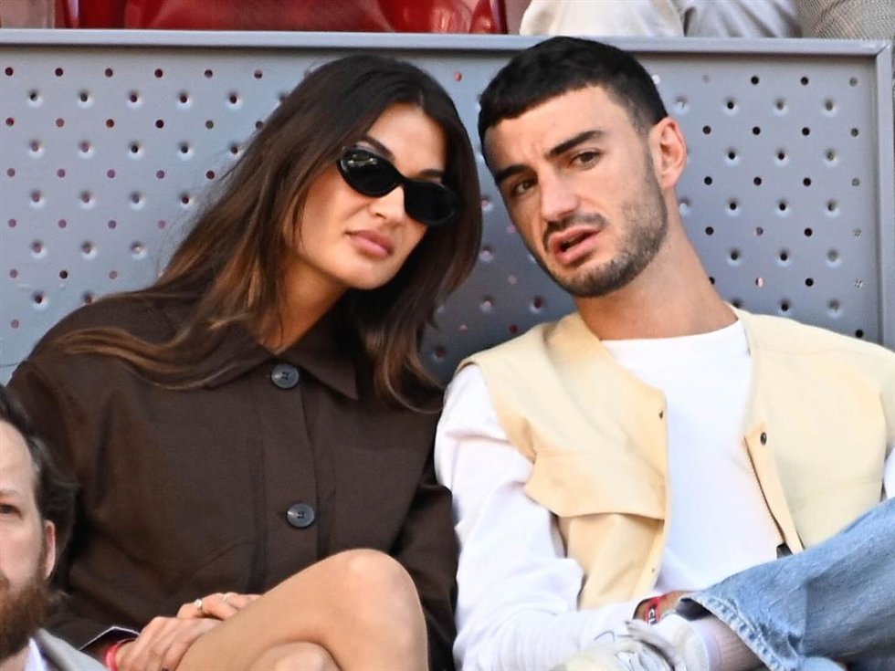 Estela Grande y Juan Iglesias en el Mutua Madrid Open, a 03 de mayo de 2025, en Madrid (España).