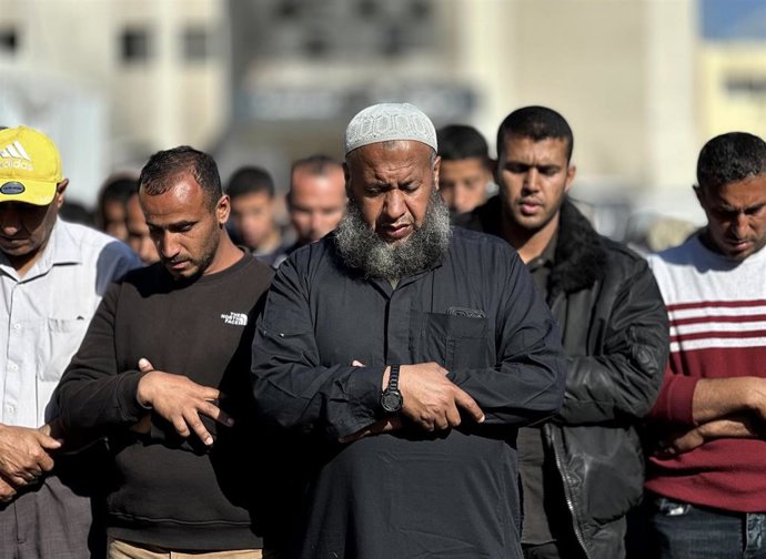 Imagen de archivo de un funeral en Gaza 