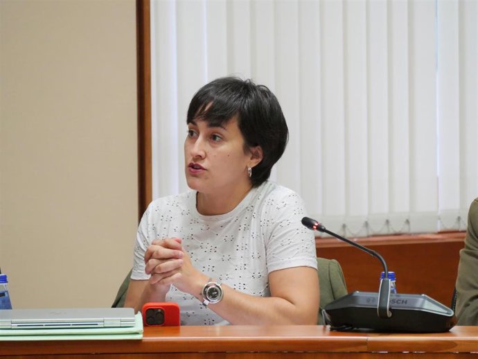 A deputada e responsable de Infancia do BNG, Ariadna Fernández.