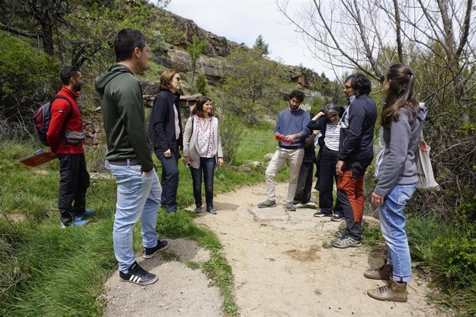 Participantes en el IV Curso sobre Paisajes Culturales de la Fundación Santa María de Albarracín.