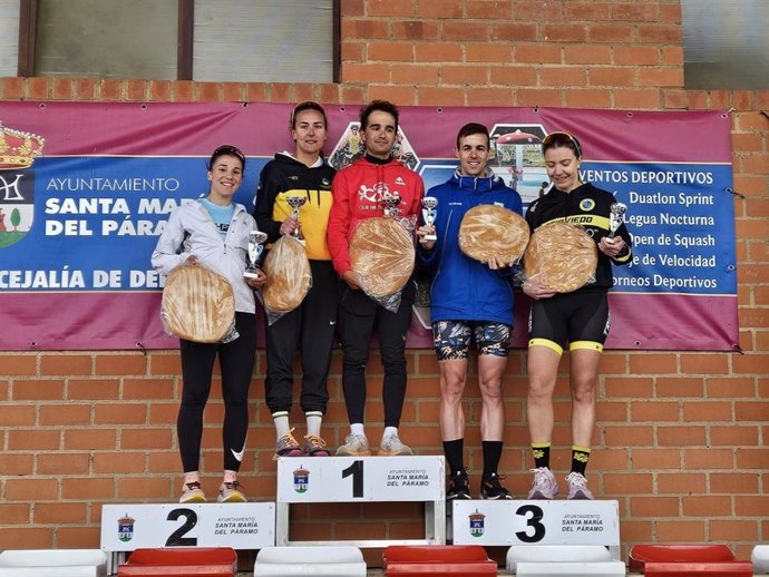 Podium del IX edición del Duatlón Sprint
