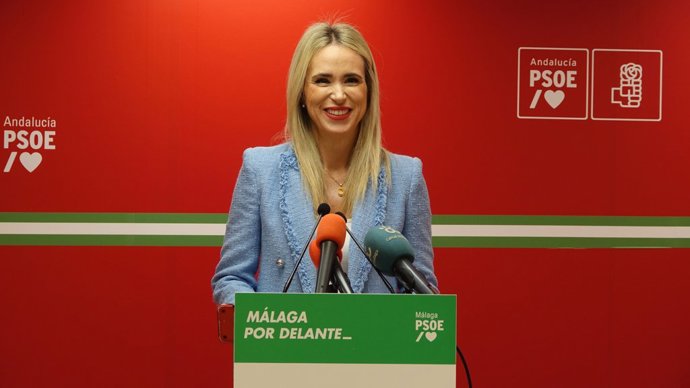 La secretaria de Educación del PSOE Andalucía, Patricia Alba.