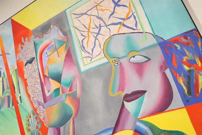 Archivo - Obra de la muestra 'Miradas Fragmentadas'