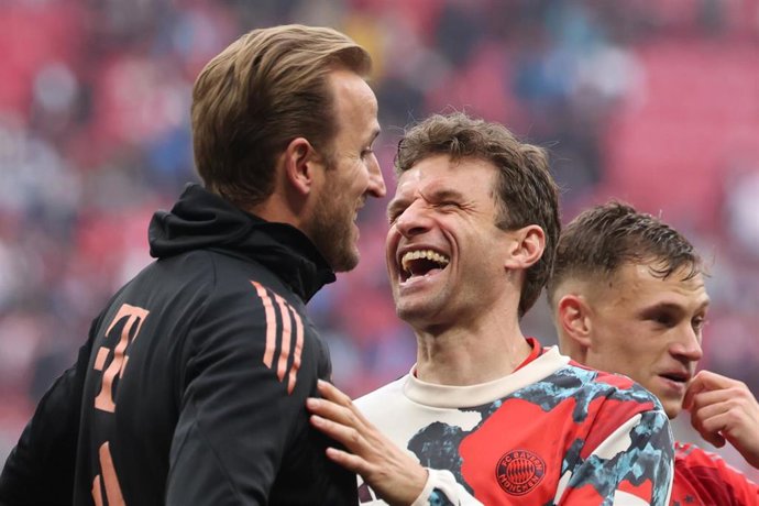 Harry Kane y Thomas Müller