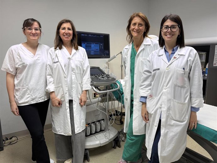 Especialistas con la crioablación