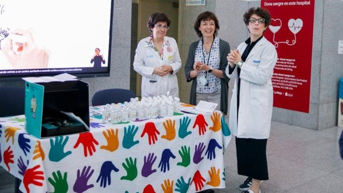 Los hospitales del SERIS promocionan hoy la Jornada Mundial de Lavado de Manos con demostraciones prácticas y formación