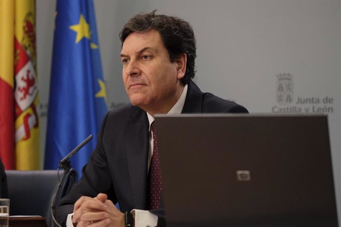 Archivo - El consejero de Economía y Hacienda de la Junta de Castilla y León, Alfonso Fernández Carriedo. Archivo