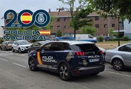 Vehículo de la Policía Nacional.