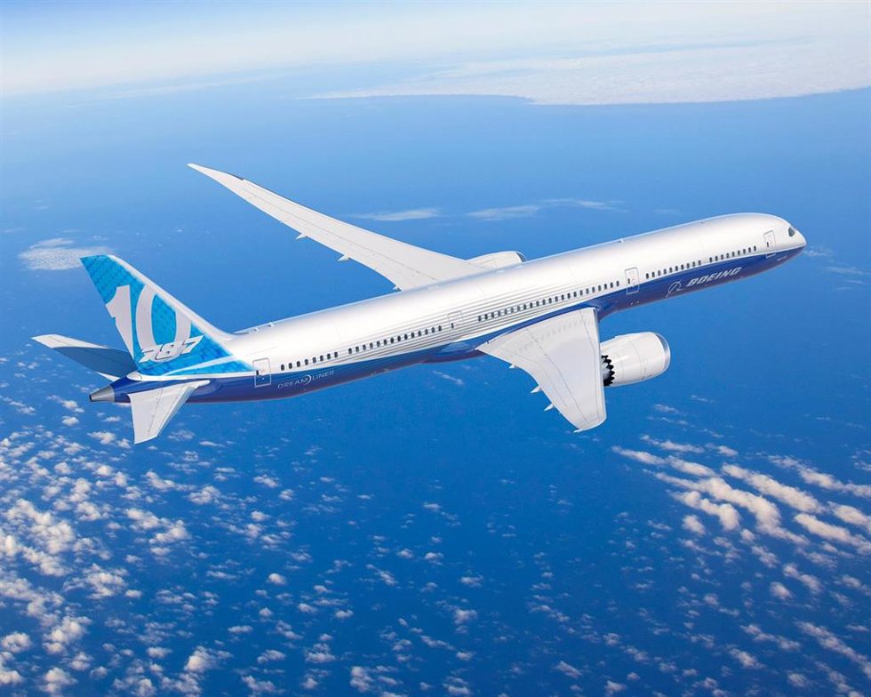 Archivo - 787-10 Dreamliner de Boeing.