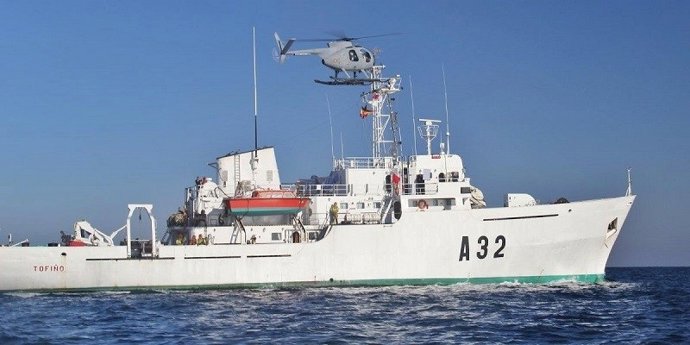 Buque de la Armada que servirá en el simulacro 'Marsec 25'.