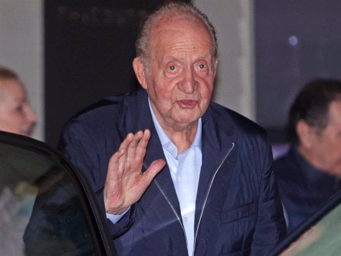 El Rey Juan Carlos Durante Su Reciente Visita A Sanxenxo