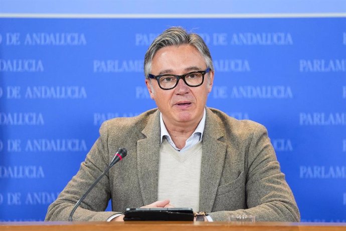 Archivo - El portavoz del Grupo Parlamentario Vox en Andalucía, Manuel Gavira, en una imagen de archivo. 