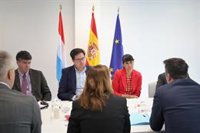 López se reúne con ministros de Luxemburgo para abordar el uso de nuevas tecnologías en el ámbito europeo