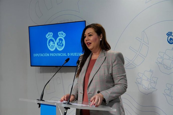 La portavoz del equipo de Gobierno de la Diputación de Huelva, Rocío Moreno.