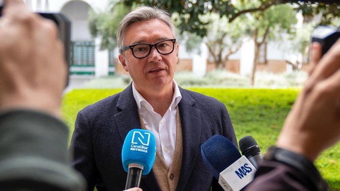 El portavoz de Vox en Andalucía, Manuel Gavira, en una imagen de archivo. 
