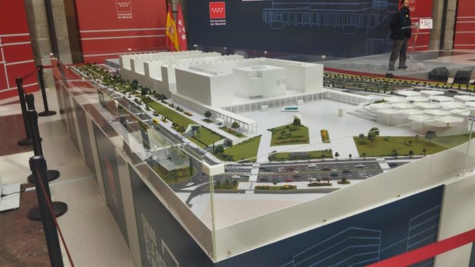 Maqueta de la Ciudad de la Justicia