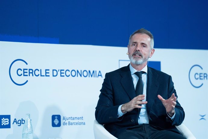 El presidente ejecutivo de Telefónica, Marc Murtra, en la 40 Reunió Cercle d'Economia.