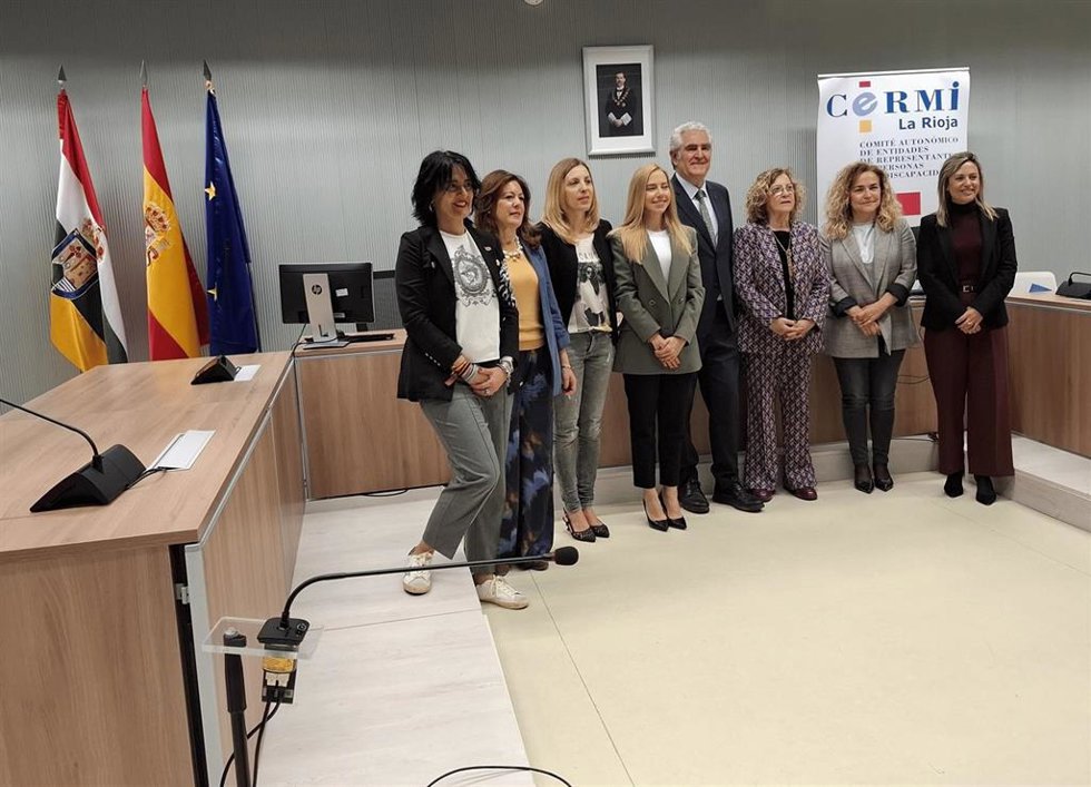 Lectura de manifiesto en el Palacio de Justicia por el Día Convención Internacional sobre los Derechos de las Personas con Discapacidad