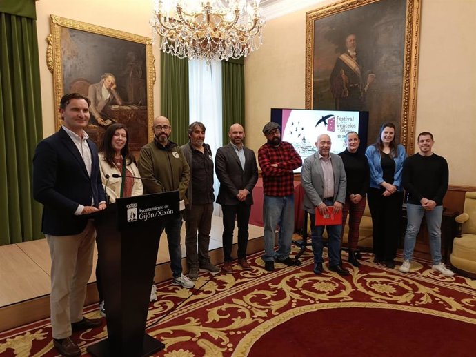 Presentación en el Ayuntamiento de Gijón del Festival del Vencejo.