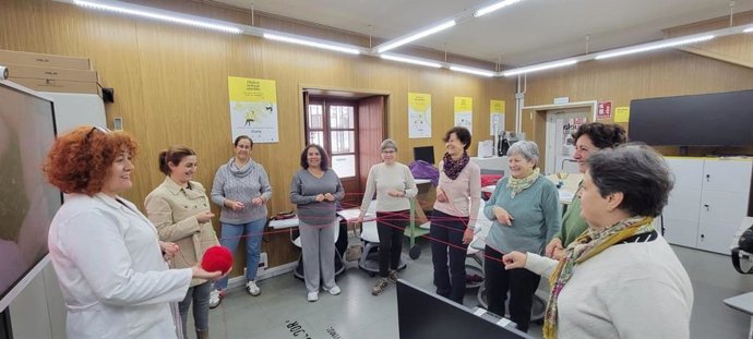 Imagen del grupo de apoyo a mujeres rurales.