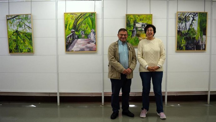 Presentación de la exposición 'Ikastunen Eskola Hura - Aquella Escuela de Aprendices', en Sestao.