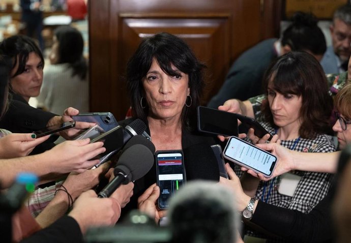 Archivo - La diputada de Junts Pilar Calvo.