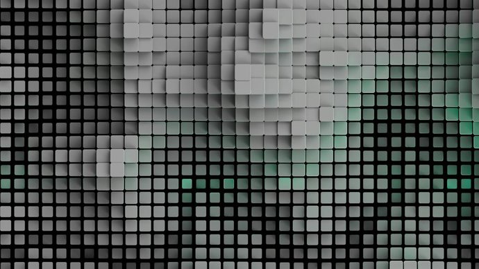 Fundo cheio de pixels