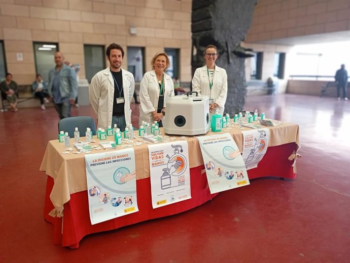 El Hospital Reina Sofía conmemora el Día de la Higiene de Manos con actividades divulgativas.