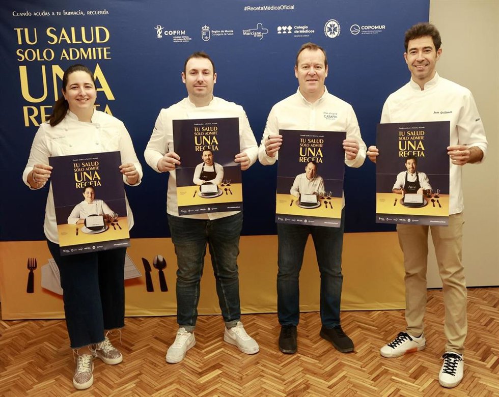 Los mejores chefs de la Región promueven el uso de la receta médica oficial