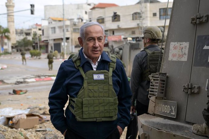Archivo - El primer ministro de Israel, Benjamin Netanyahu, en una imagen  de archivo
