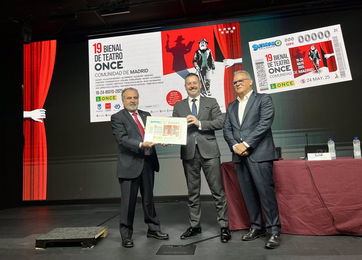 La 19ª Bienal de Teatro ONCE llegará del 19 al 24 a 19 municipios de la Comunidad de Madrid con 22 obras gratuitas