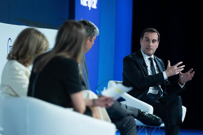 El consejero delegado de Mango, Toni Ruiz, durante la 40 Reunió Cercle d'Economia, que se celebra hasta el miércoles en el Palau de Congressos de Catalunya