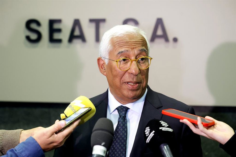 El presidente del Consejo Europeo, António Costa, visita la fábrica de Seat en Martorell, a 5 de mayo de 2025, en Barcelona, Catalunya (España). Costa comienza hoy su viaje de dos días a Barcelona, 5 y 6 de mayo, para destacar el rol de Europa en indust