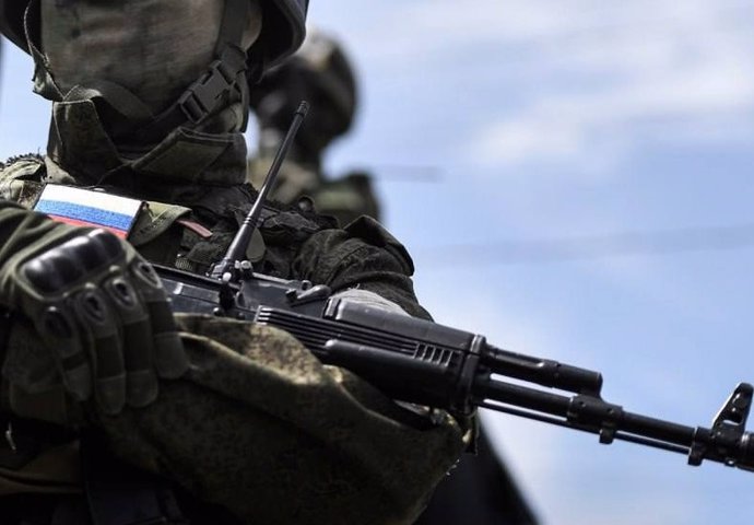 Un militar ruso en Kursk