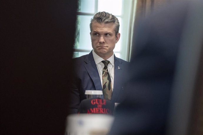 El secretario de Defensa de EEUU, Pete Hegseth