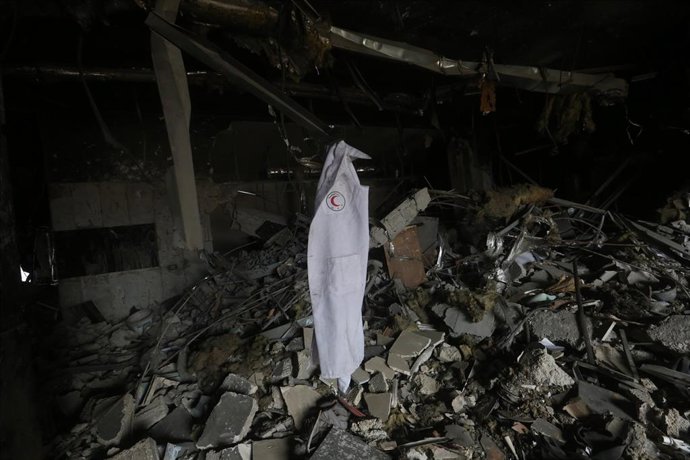 Archivo - Imagen de archivo del Hospital Al Shifa, ubicado en ciudad de Gaza, en el norte de la Franja