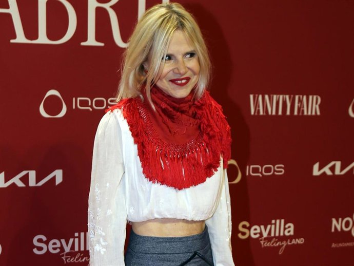 Eugenia Martínez de Irujo en la fiesta que celebra Vanity Fair en su caseta del Real para celebrar la noche de 'El Pescaíto'