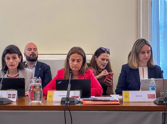 La consejera de Inclusión Social, Begoña Gömez del Río, en la sectorial