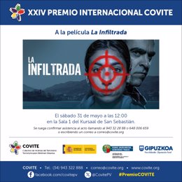 XXIV Premio Internacional de Covite a la película 'Infiltrada'