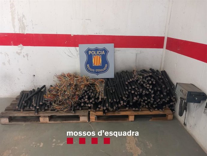 Cableado eléctrico robado en el Pont de Suert (Lleida).