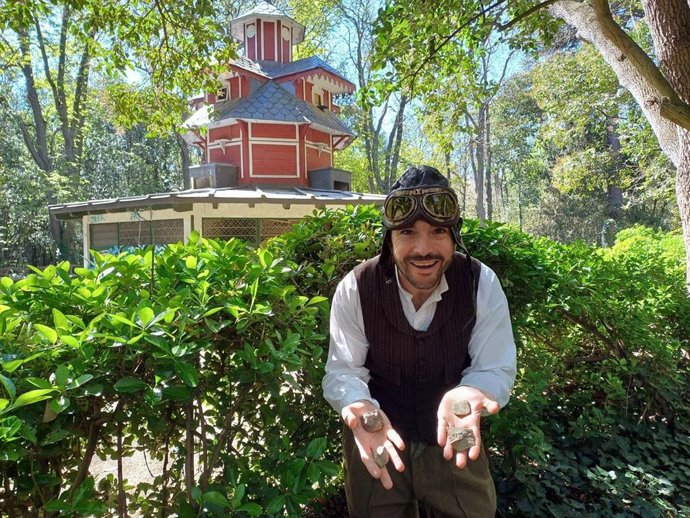 Uno de los intérpretes de la ruta 'El Tesoro del Estanque'.