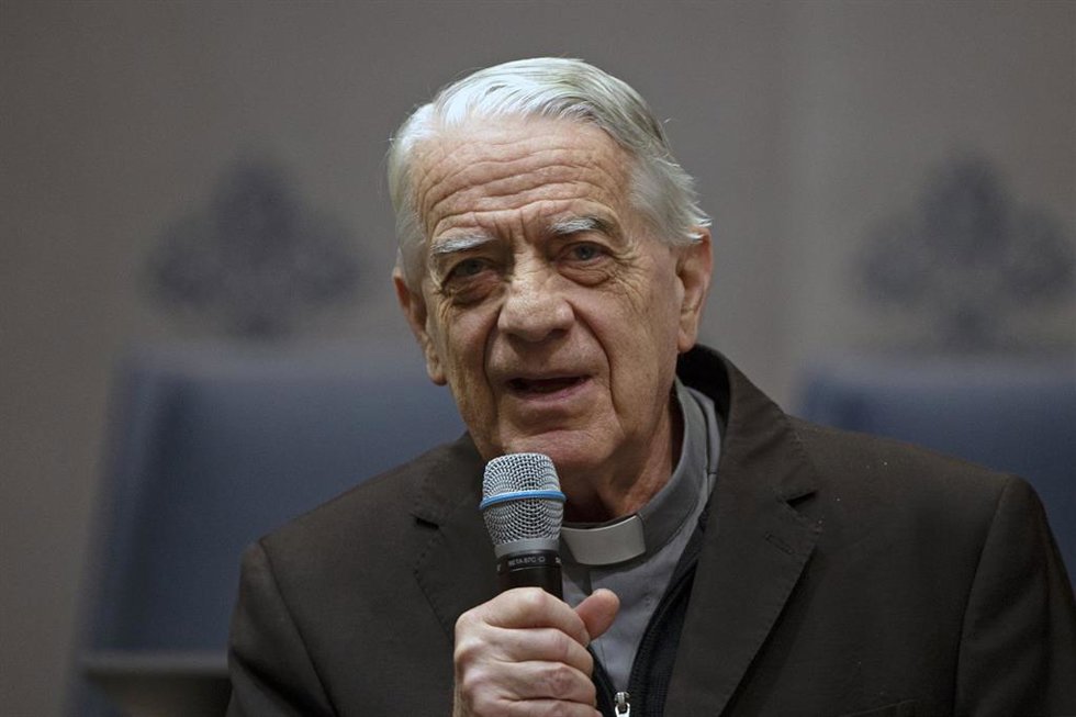Archivo - El exportavoz del Vaticano Federico Lombardi