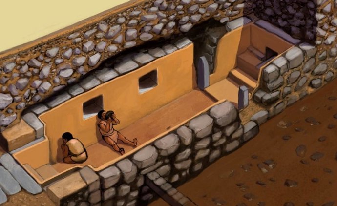 Los tubos de rapé fueron descubiertos en esta cámara privada, revelando cómo los rituales asociados eran restringidos y especiales.