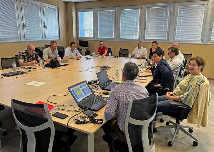 Reunión de coordinación entre el Cabildo de Tenerife y técnicos europeos de Protección Civil para coordinar el simulacro de riesgo volcánico en Garachico