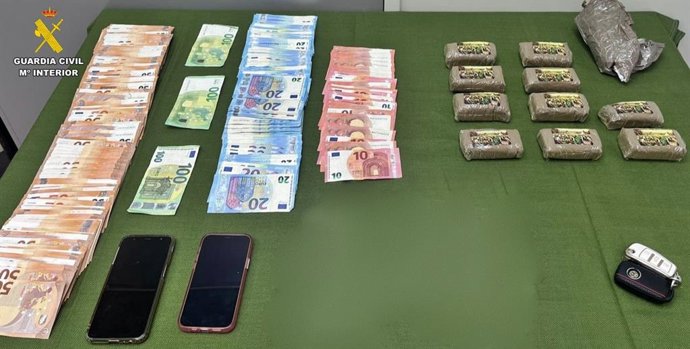 Efectos incautados en Valverde de Leganés