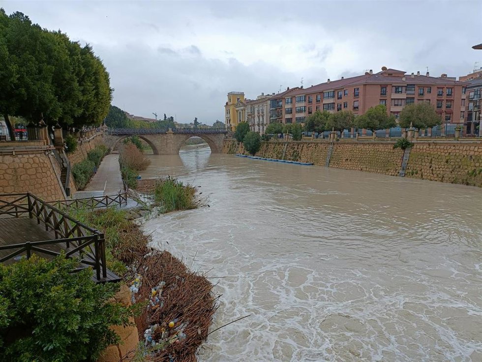 Imagen del río Segura a su paso por Murcia